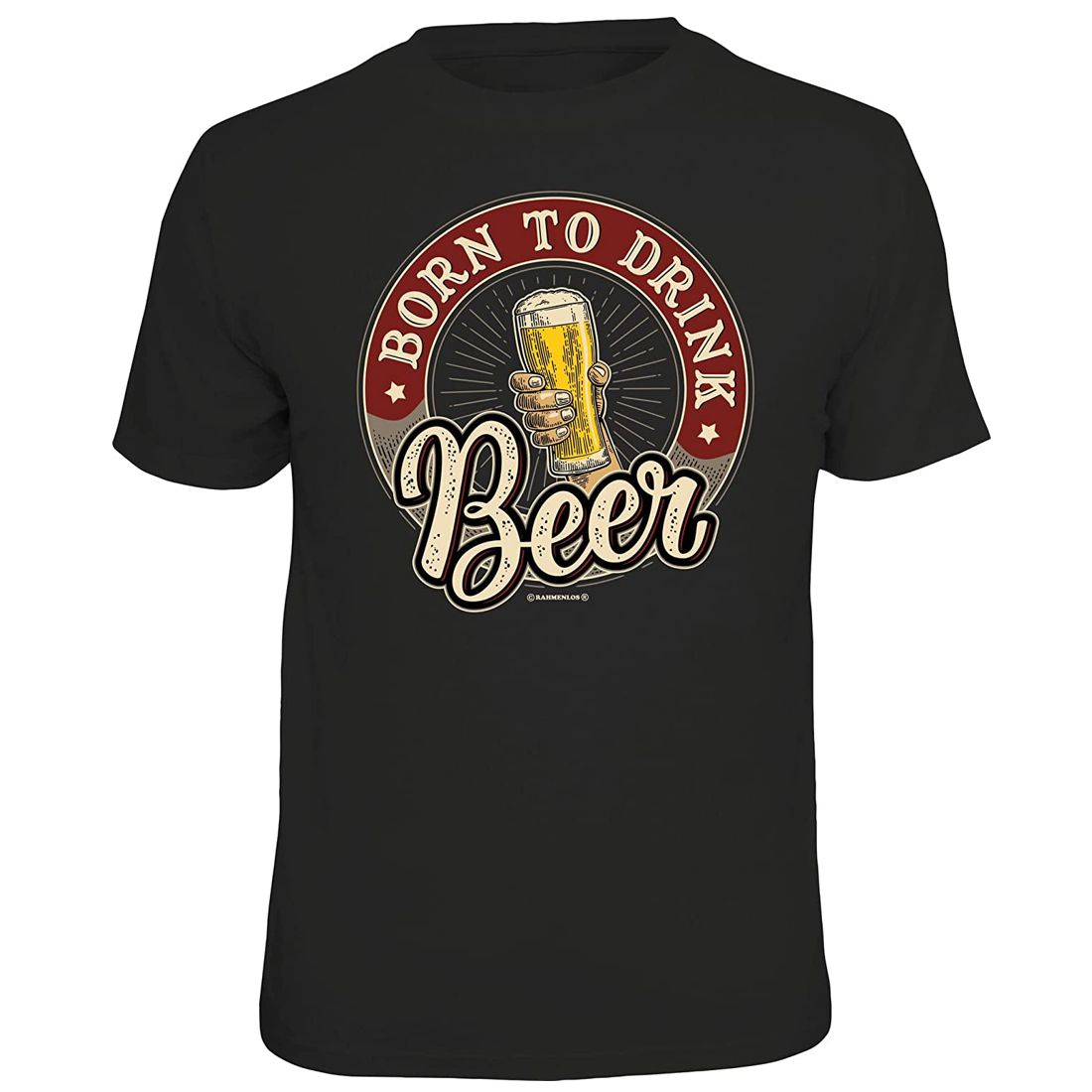 Fun T-Shirt - Bier - Born To Drink Beer