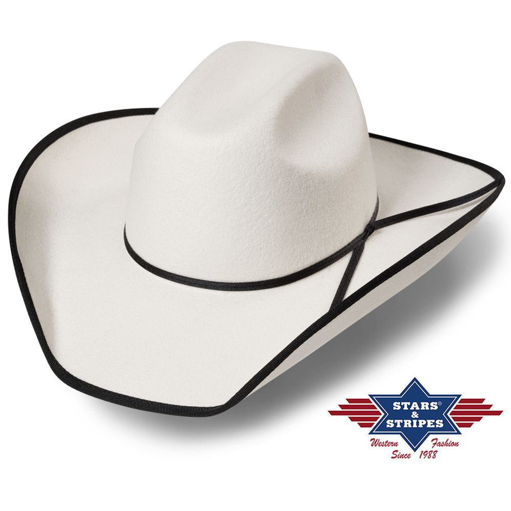 Westernhut aus Wollfilz - Iowa, Silverbelly