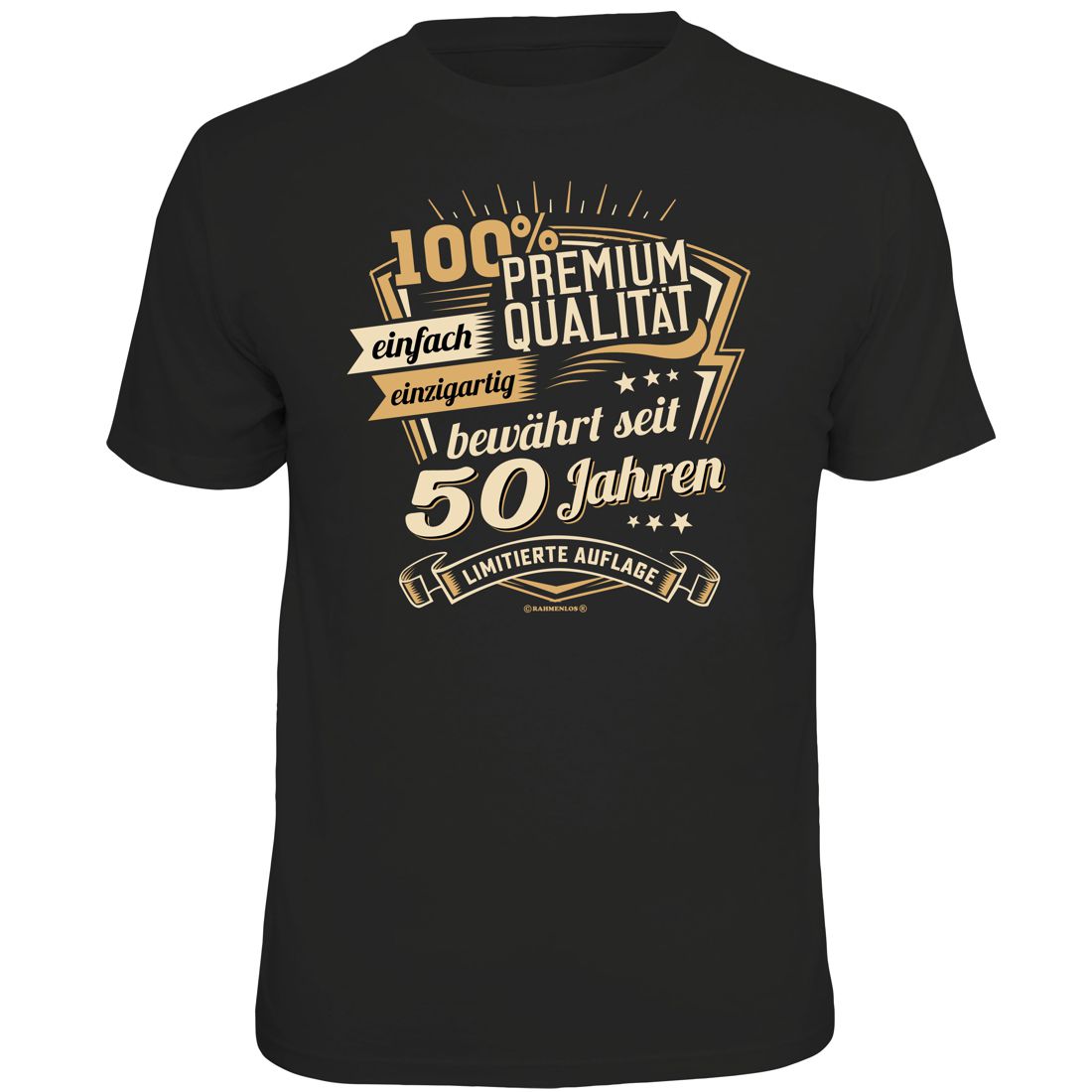T-Shirt - Geburtstag - 100% Premium-Qualität, bewährt seit 50 Jahren
