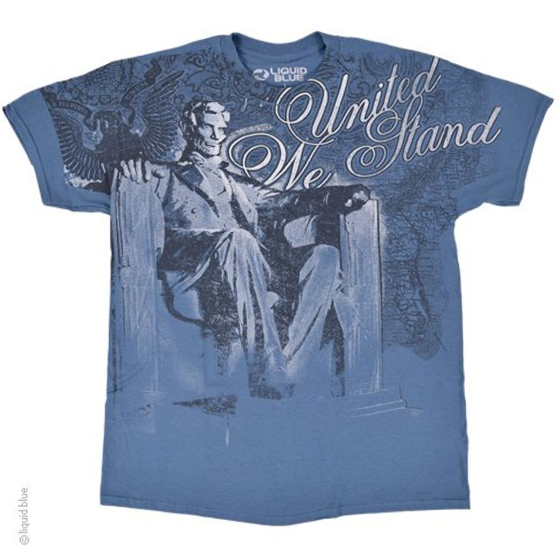Liquid Blue T-Shirt - United We Stand