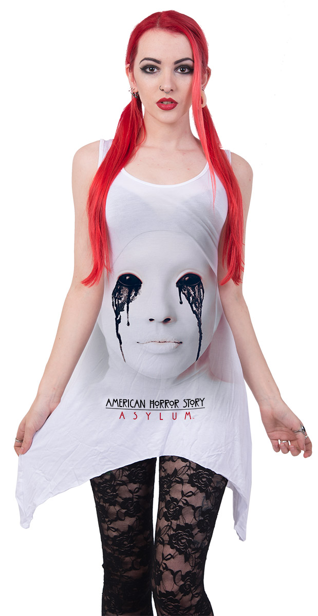 Reduziert - Spiral Longshirt - American Horror Story - Asylum-White Nun, Größe M