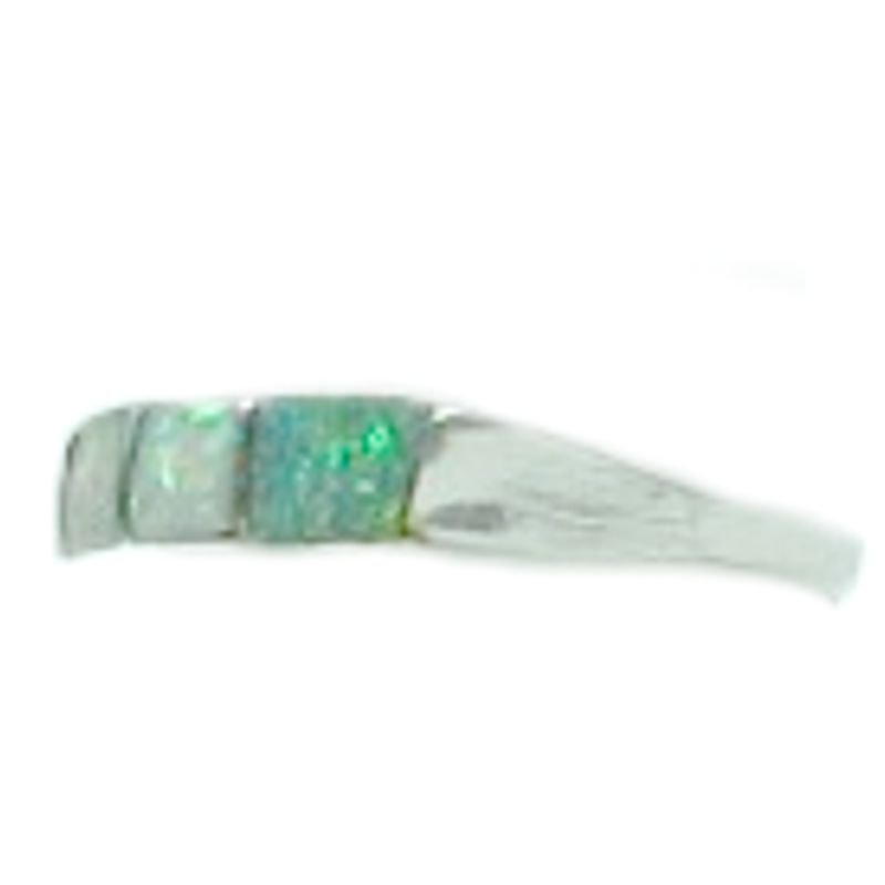 Indianerschmuck Ring mit synth. Opal
