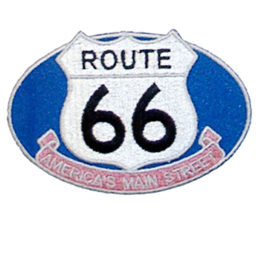 Aufnäher / Bügelpatch - Route 66, Main Street