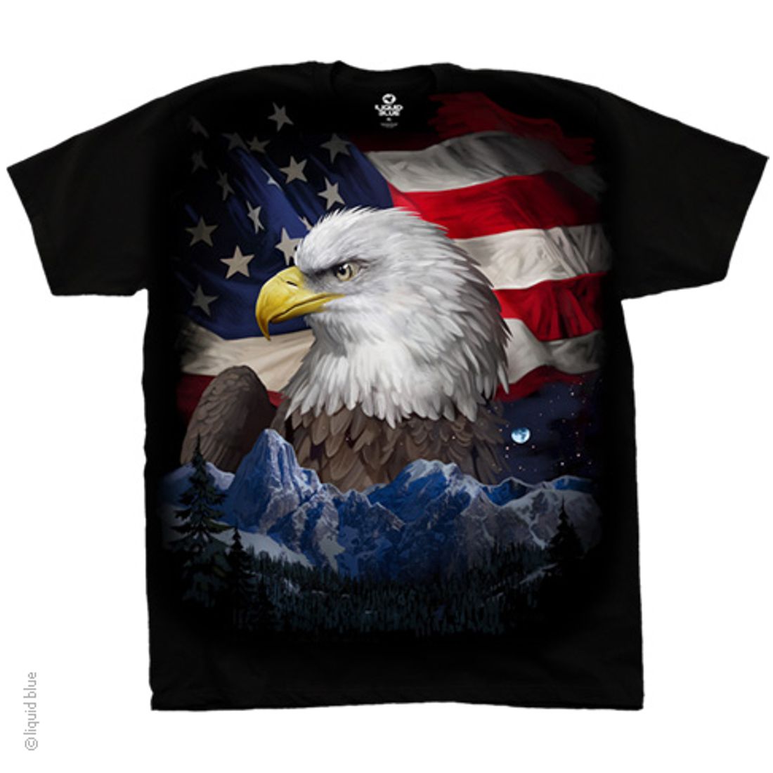 Liquid Blue T-Shirt - Freedom Flyer