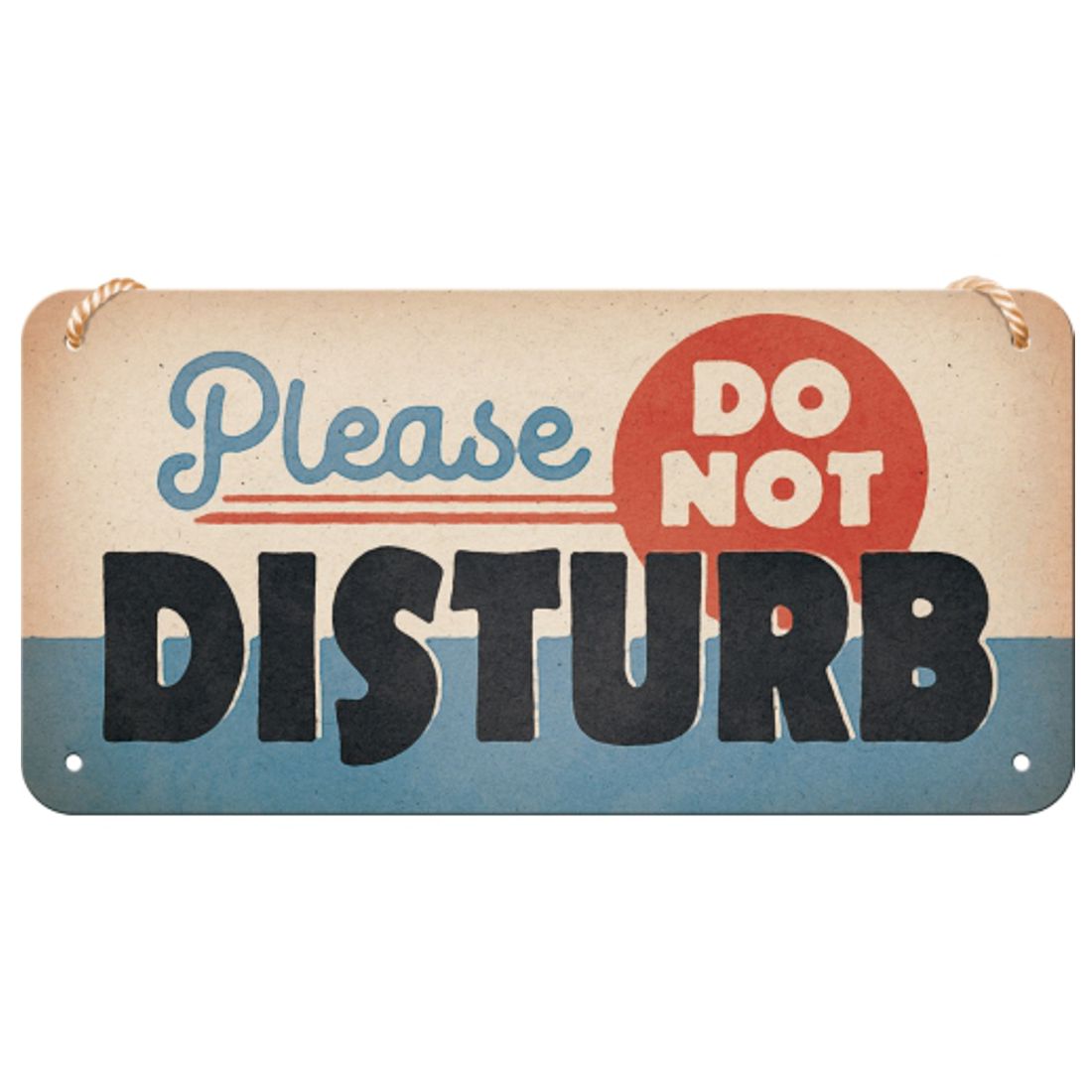 Blechschild zum Hängen - Hot Fifties - Do Not Disturb