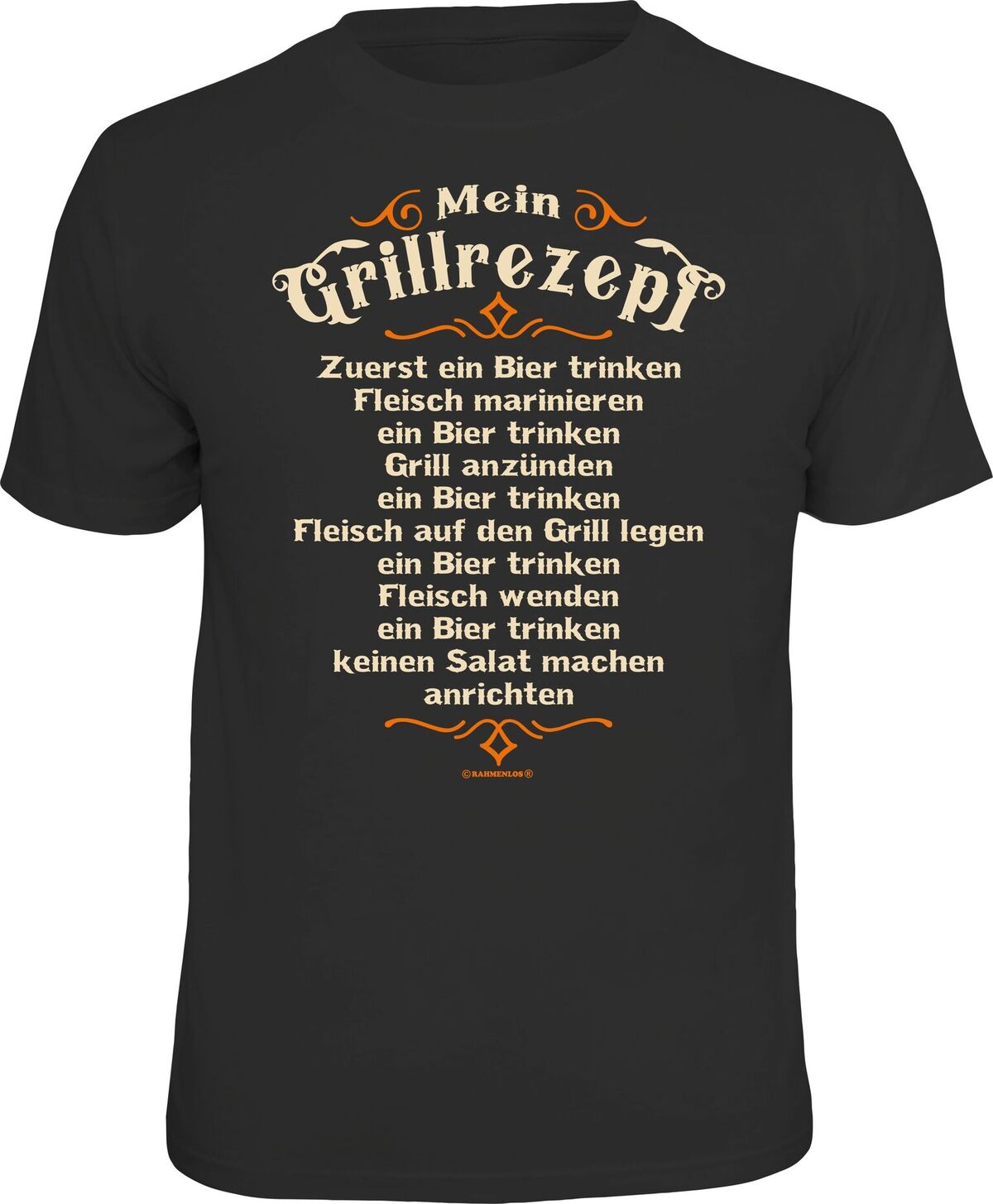 Fun T-Shirt - Grillen - Mein Grillrezept