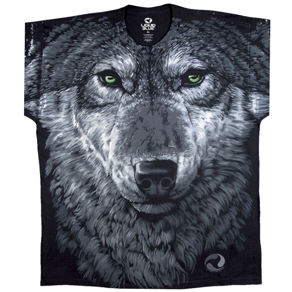 Liquid Blue T-Shirt - Arctic Wolf