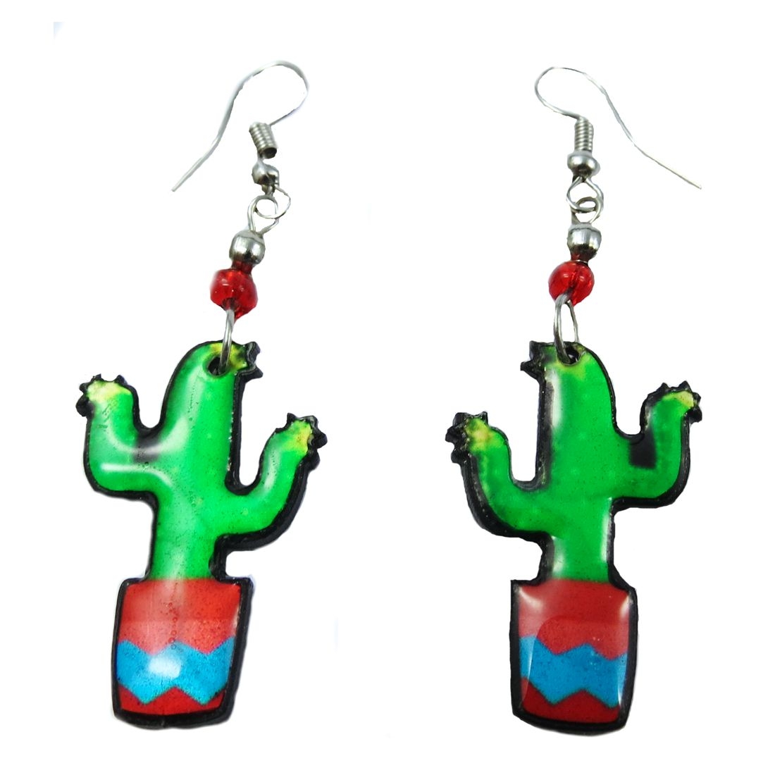 Westernschmuck Ohrhänger - Arizona Desert Cactus V