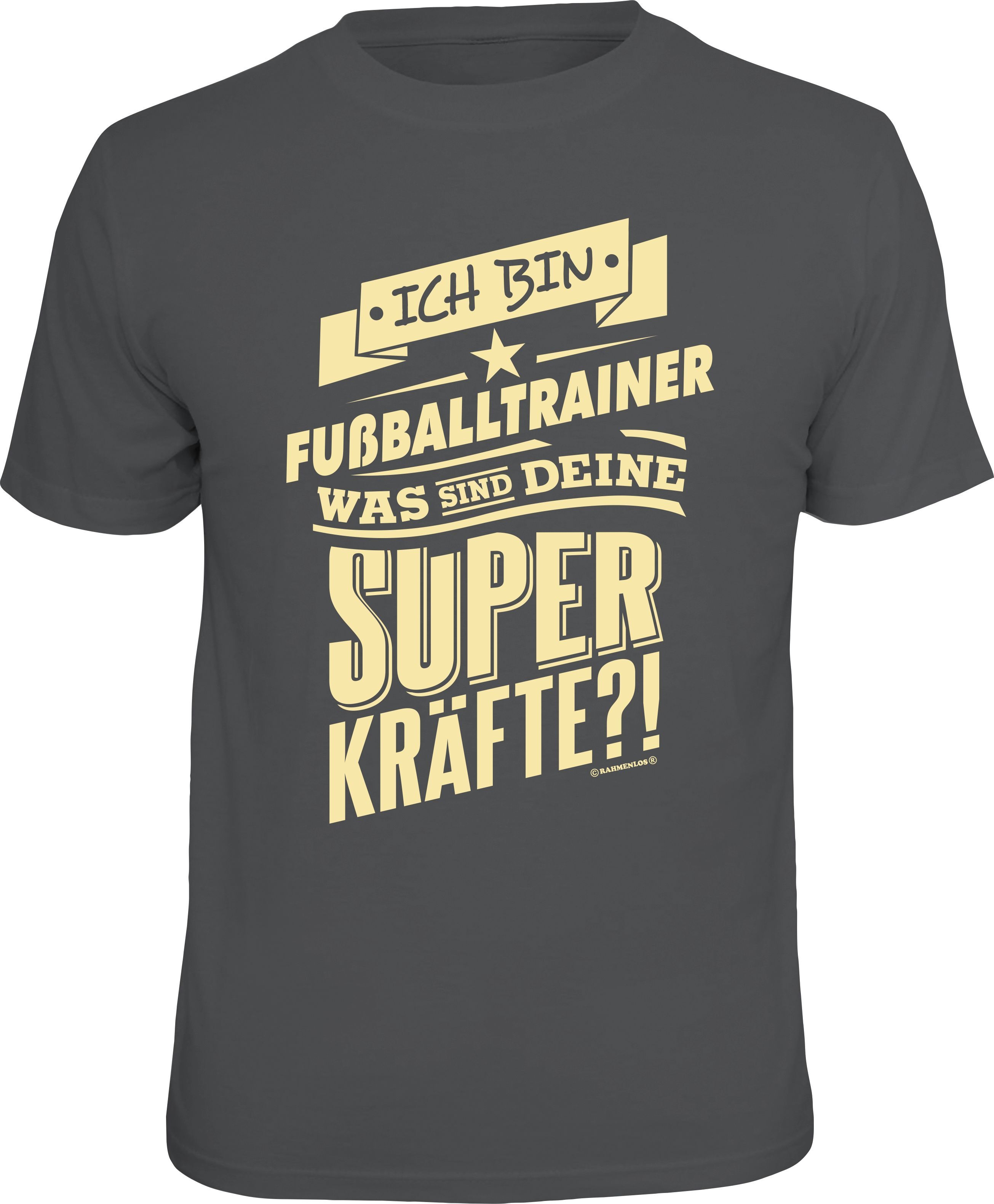 Fun T-Shirt - Ich bin Fußballtrainer,...