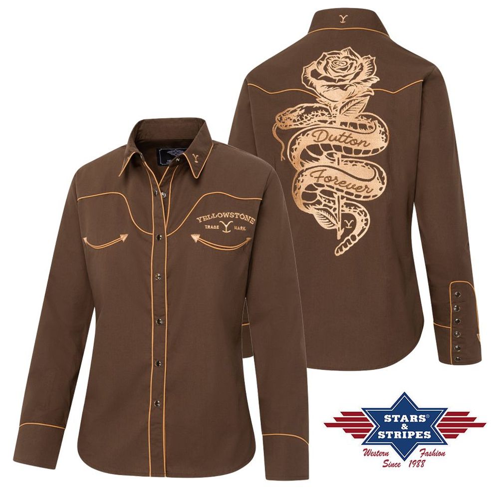 Westernbluse - Yellowstone Collection - Dutton Forever