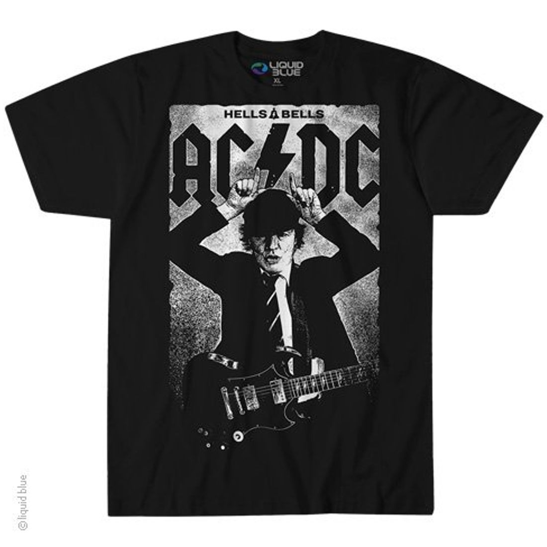 Liquid Blue T-Shirt - AC/DC - Angus Young Poster
