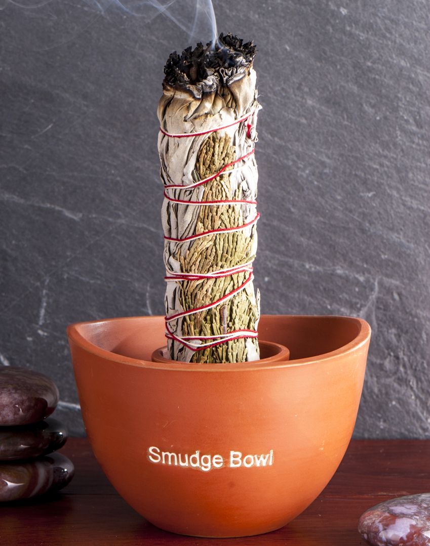 Räucherschale für Smudge Sticks - Smudge Bowl, Terracotta