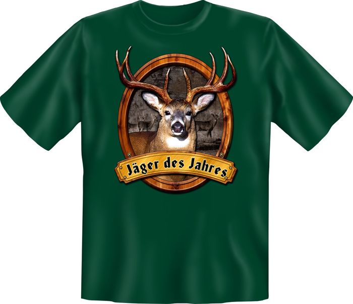 Fun T-Shirt - Jagen - Jäger des Jahres