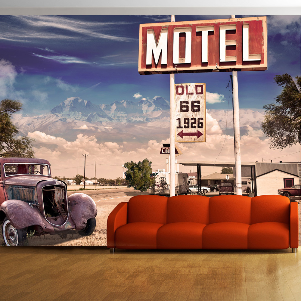 Fototapete - Old Route 66 Motel 
