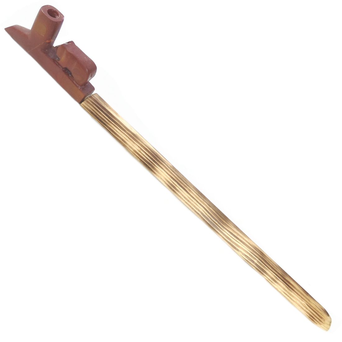 Indianerpfeife aus Catlinit - Bear Spirit Pipe, groß