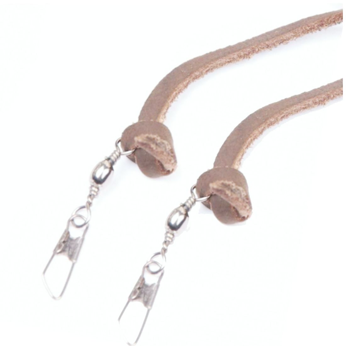 Universeller Kinnriemen für Westernhüte - Genuine Chinstrap, Braun & Schwarz