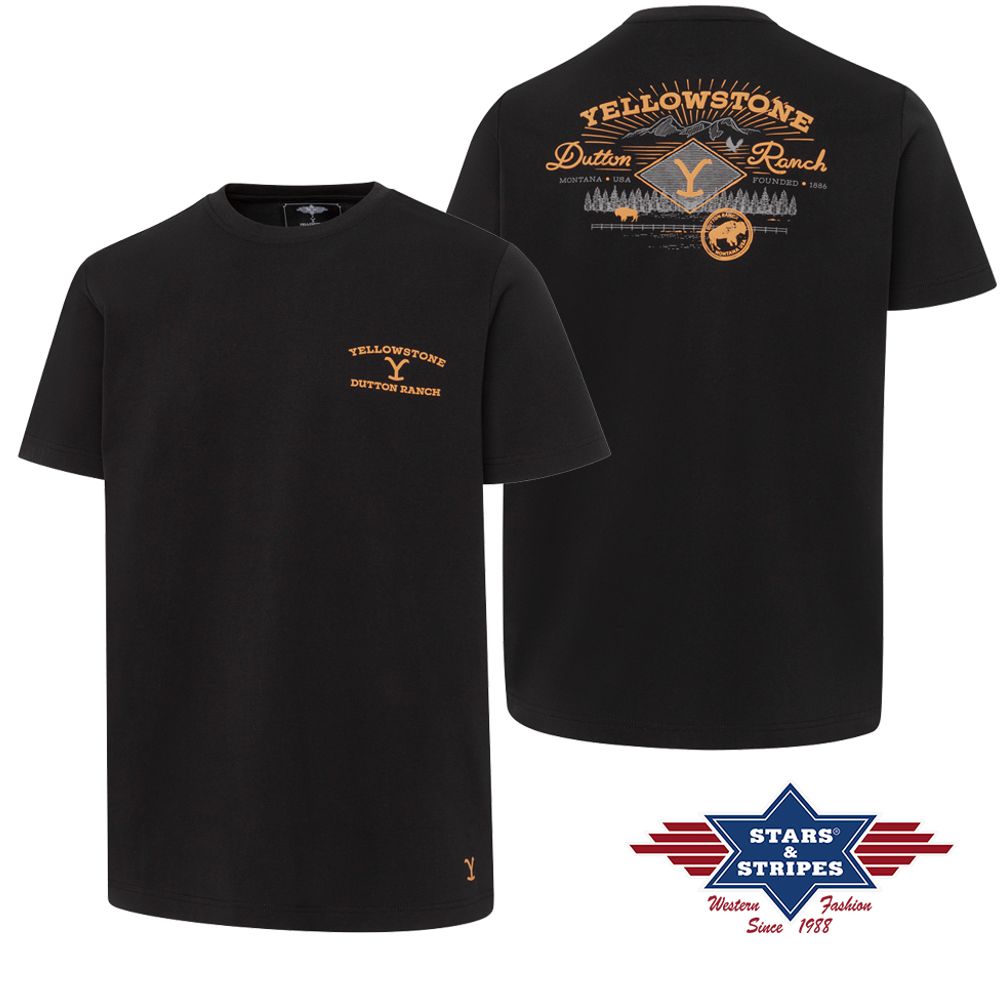 Western Unisex T-Shirt - Yellowstone Collection - Dutton Ranch