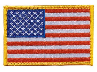 Aufnäher / Bügelpatch - USA Flag, Standard