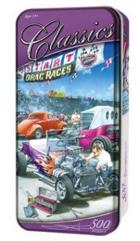 Classic Car Puzzle - Hot Rod Racing, 500 Teile