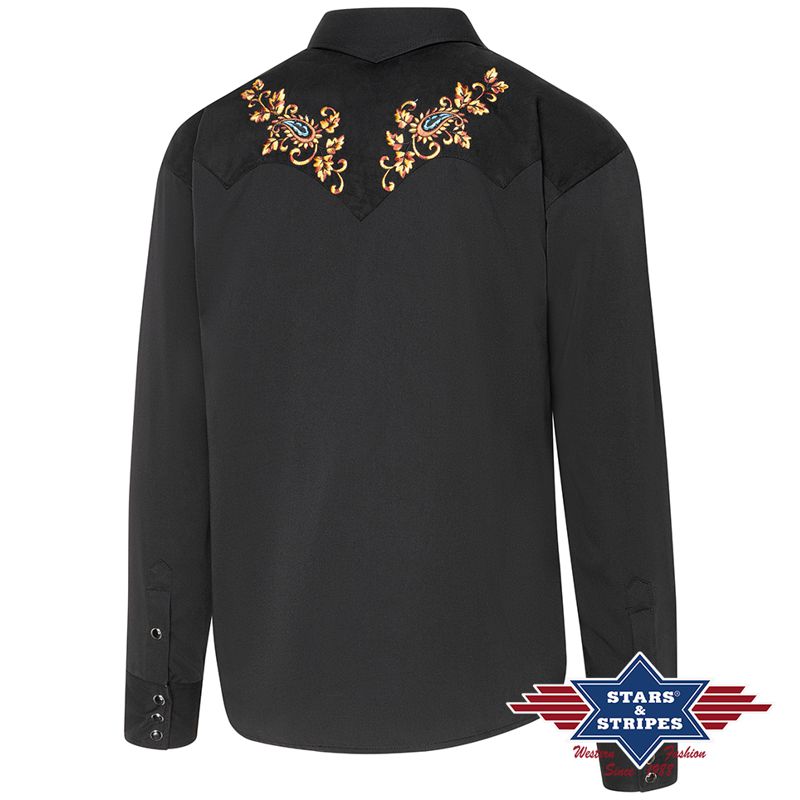 Westernhemd von Stars & Stripes - Hogan, Black