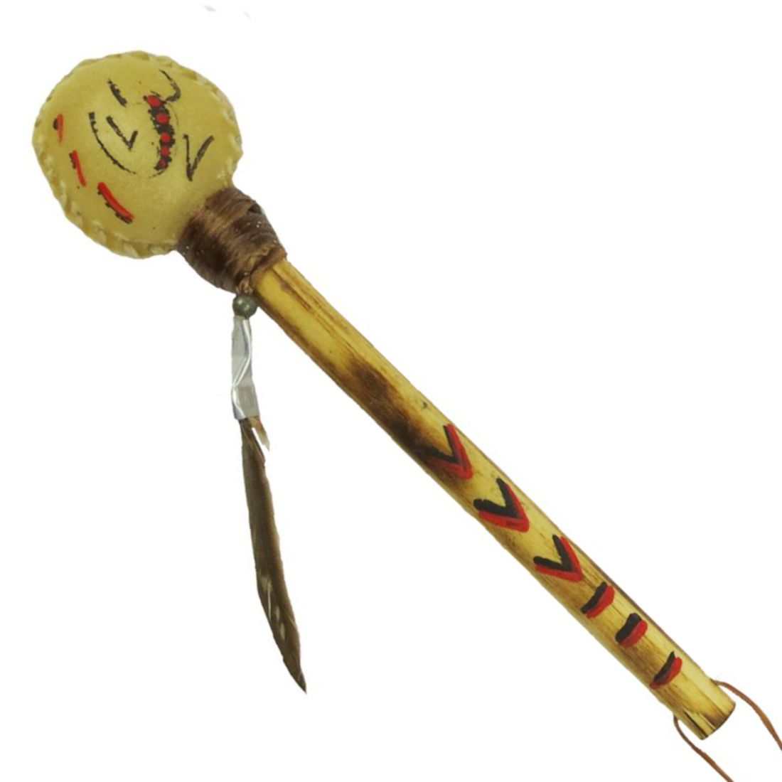 Indianische Tanz- & Meditationsrassel - Native Symbol I