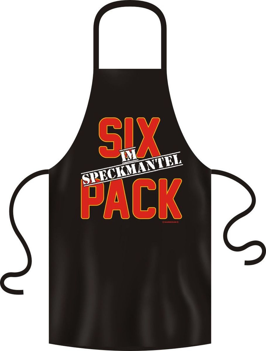 Grillschürze - Grillen - Sixpack im Speckmantel
