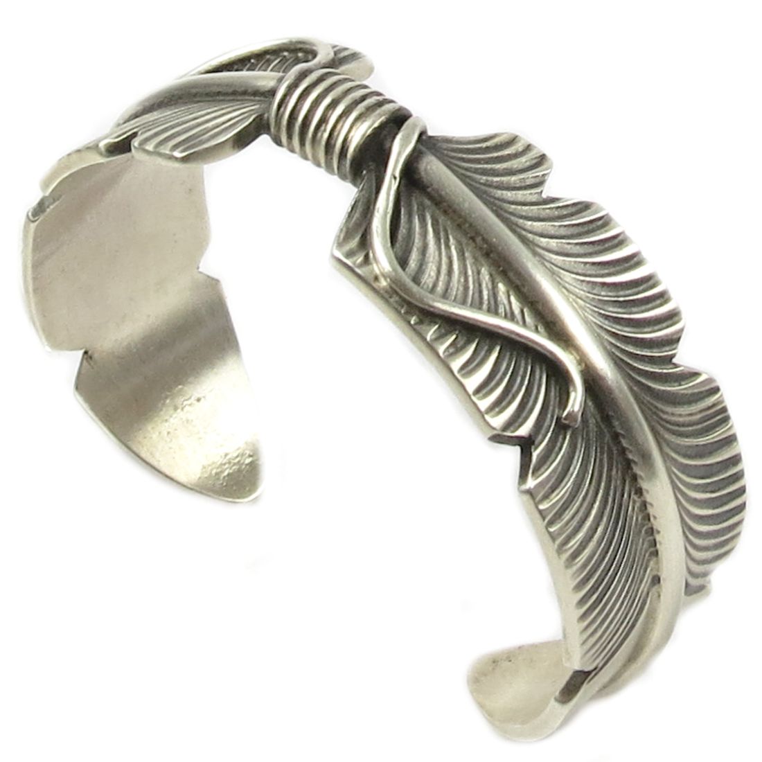 Armspange aus Sterling Silber - Silver Feather