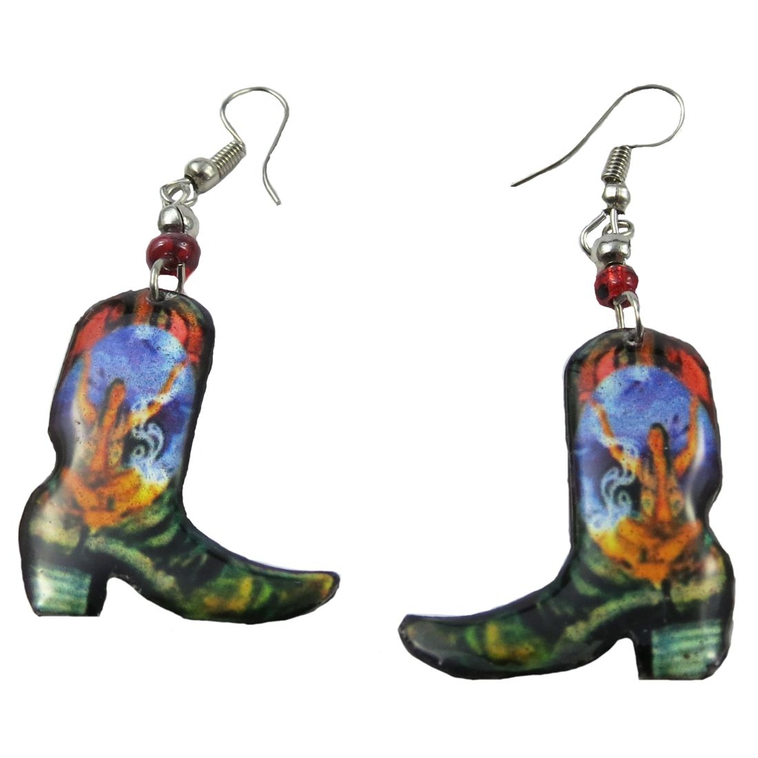 Westernschmuck Ohrhänger - Western Boots XXXI