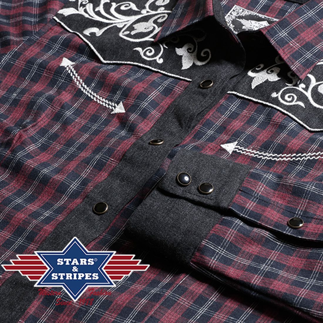 Westernbluse - Abby